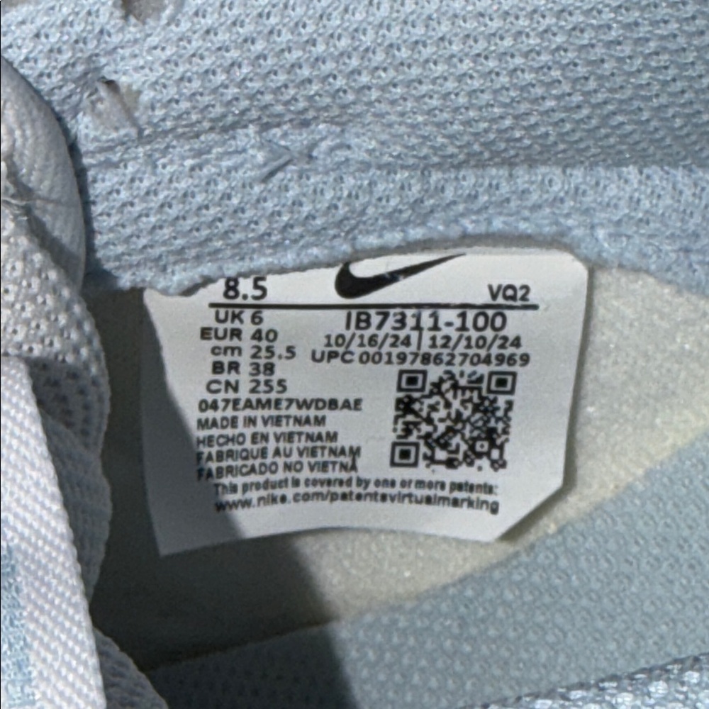NWT Nike Dunk Low Next Nature Blue Tint size 8.5 - Picture 7 of 16